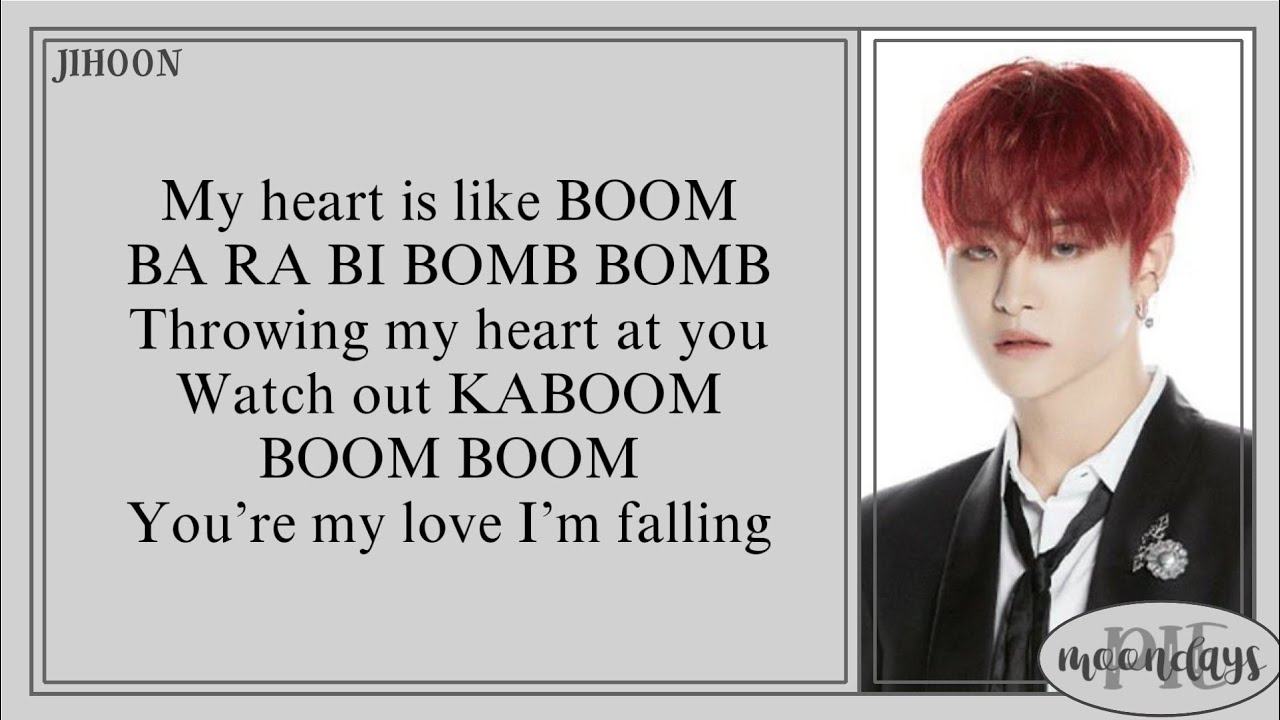 TREASURE (트레저) - B.O.M.B (KABOOM Ver.) 'Easy Lyrics'