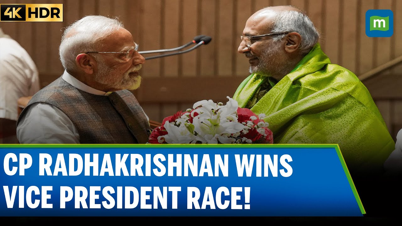 CP Radhakrishnan Elected Vice President with 452 Votes | INDIA Bloc Defeated