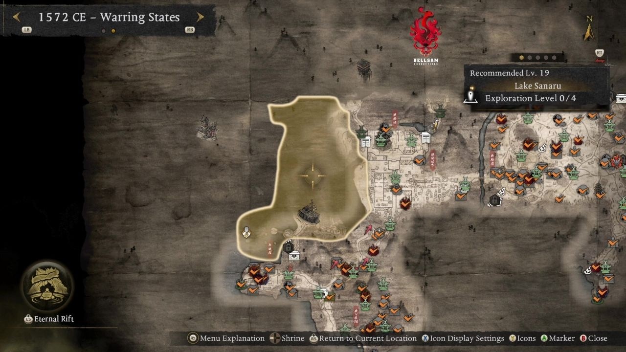 ح3- بحيرة سانارو : Nioh 3