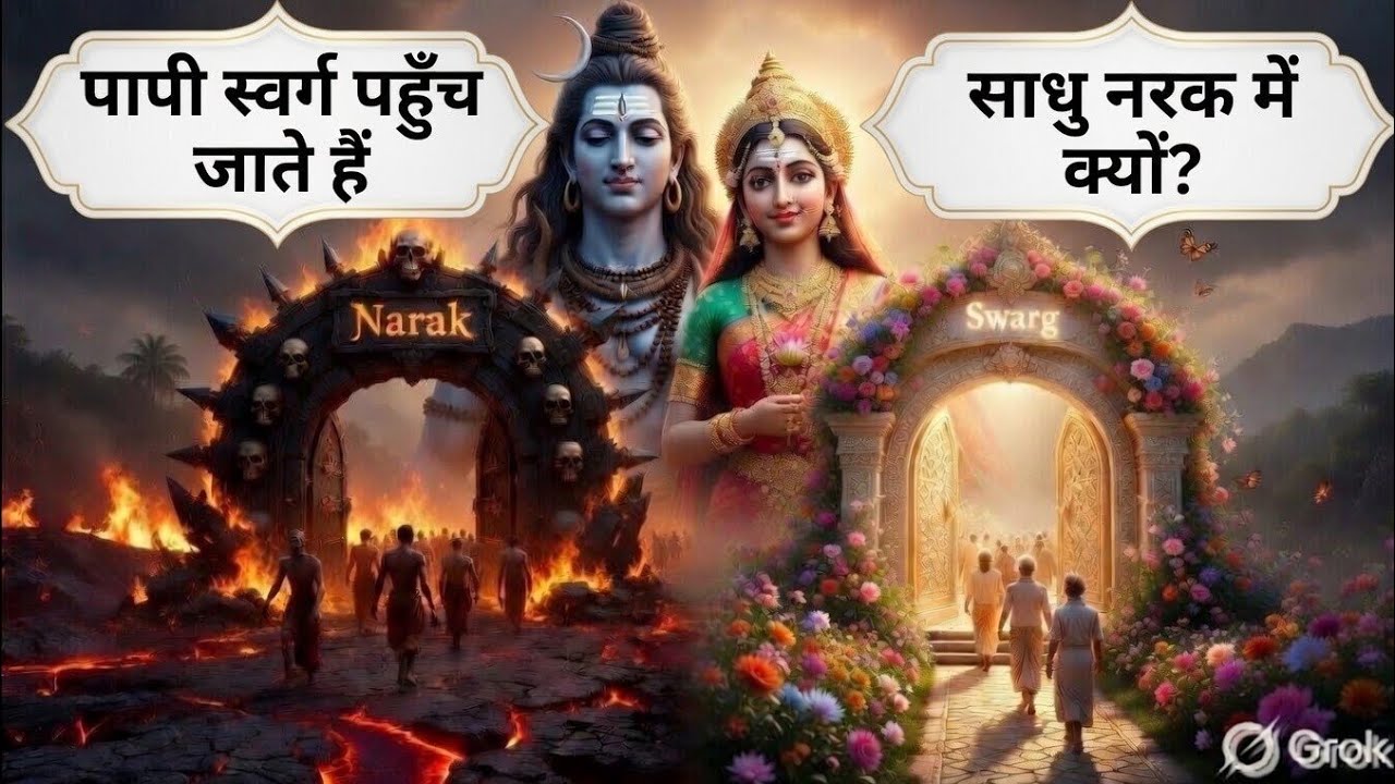 पापी स्वर्ग पहुँच जाते हैं..साधु नरक में क्यों? शिव-पार्वती का सबसे गहरा रहस्य | #bhavbhakti story 