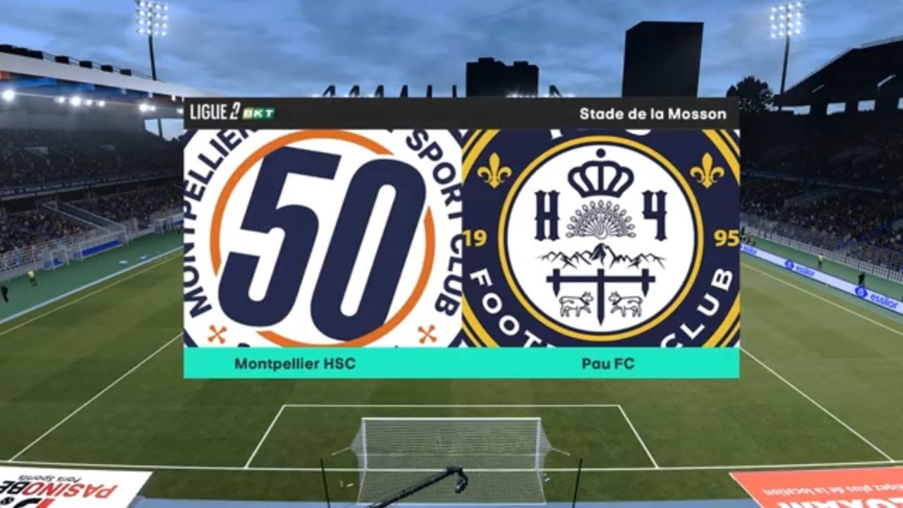Montpellier vs Pau R&eacute;sum&eacute; et Buts | Ligue 2 25/26