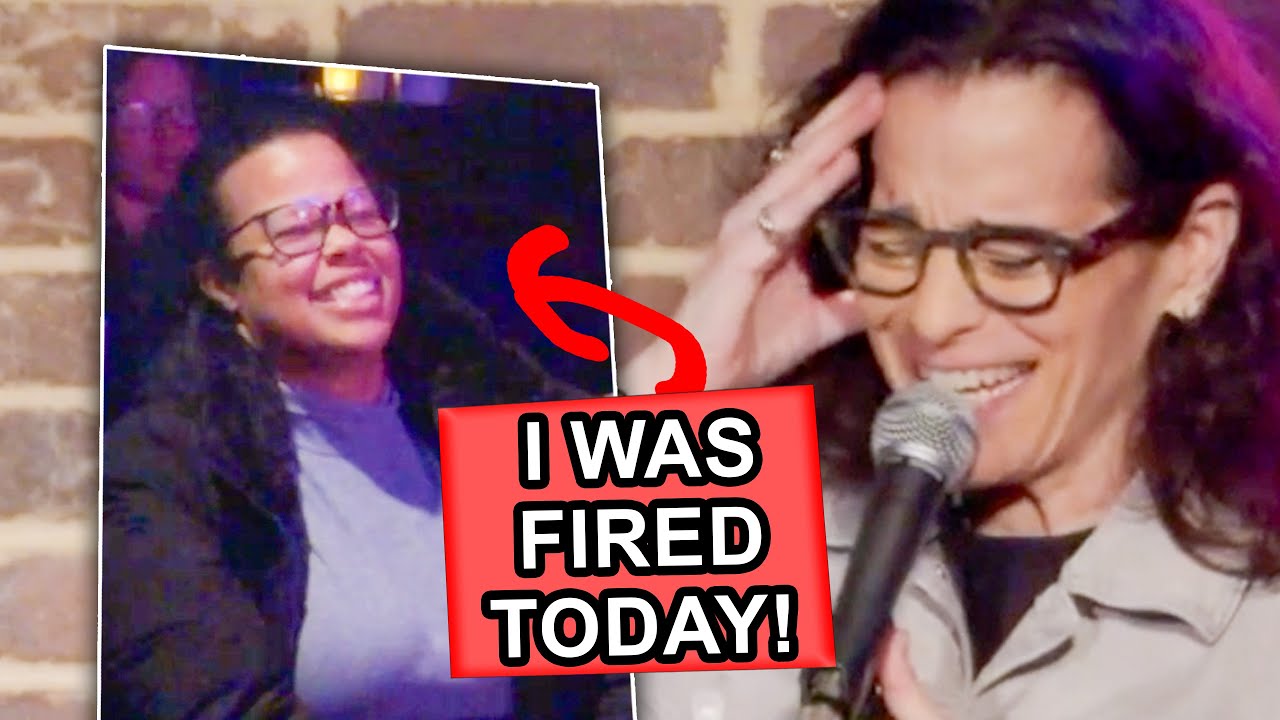 Unfortunately she was fired from her job before the show | Jessica Kirson Long Crowd Work Videos