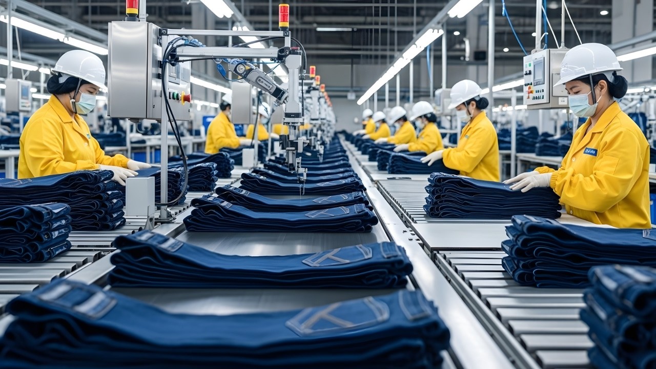 How Jeans Are Made Inside Factory | Full Denim Manufacturing Process (Cotton to Pants)