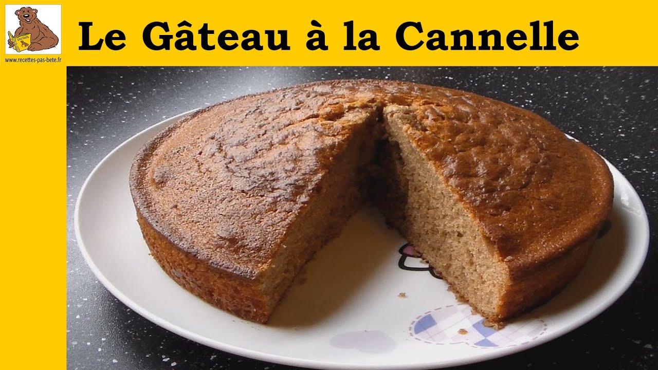 gâteau à la cannelle (recette facile et rapide)