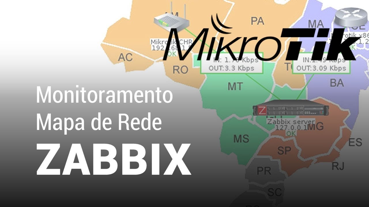 Mikrotik - Monitorando e criando mapa de rede com Zabbix