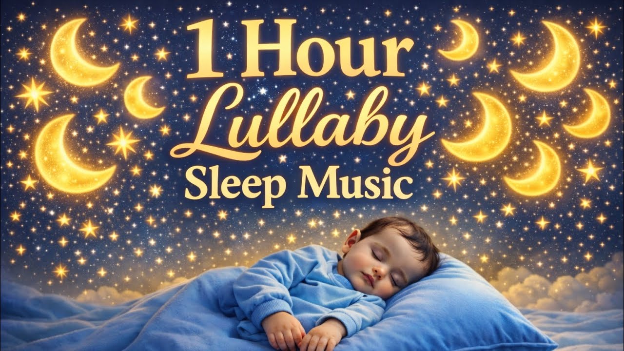 Gentle Baby Lullaby for Deep Sleep 🌙 | 1 Hour Calm Bell Music (No Volume Changes)