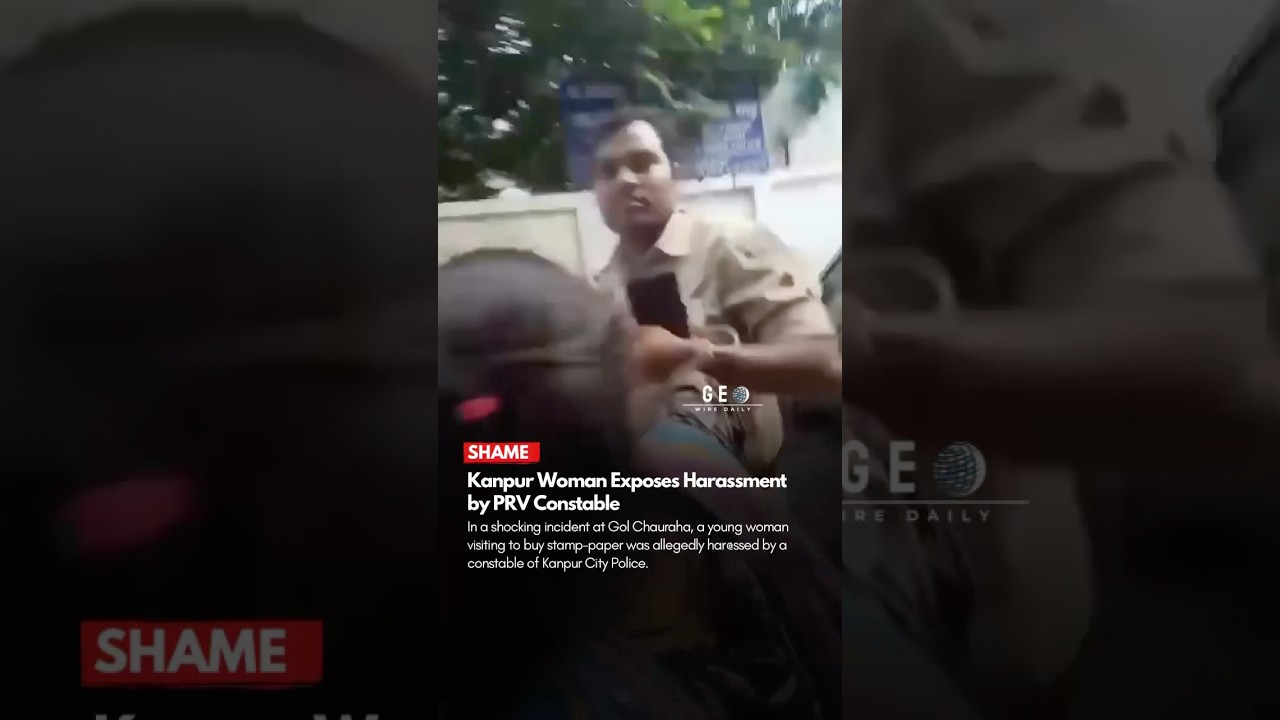 Kanpur Woman Exposes Harassment by Police Constable #harassment #protectwomen #womenempowerment