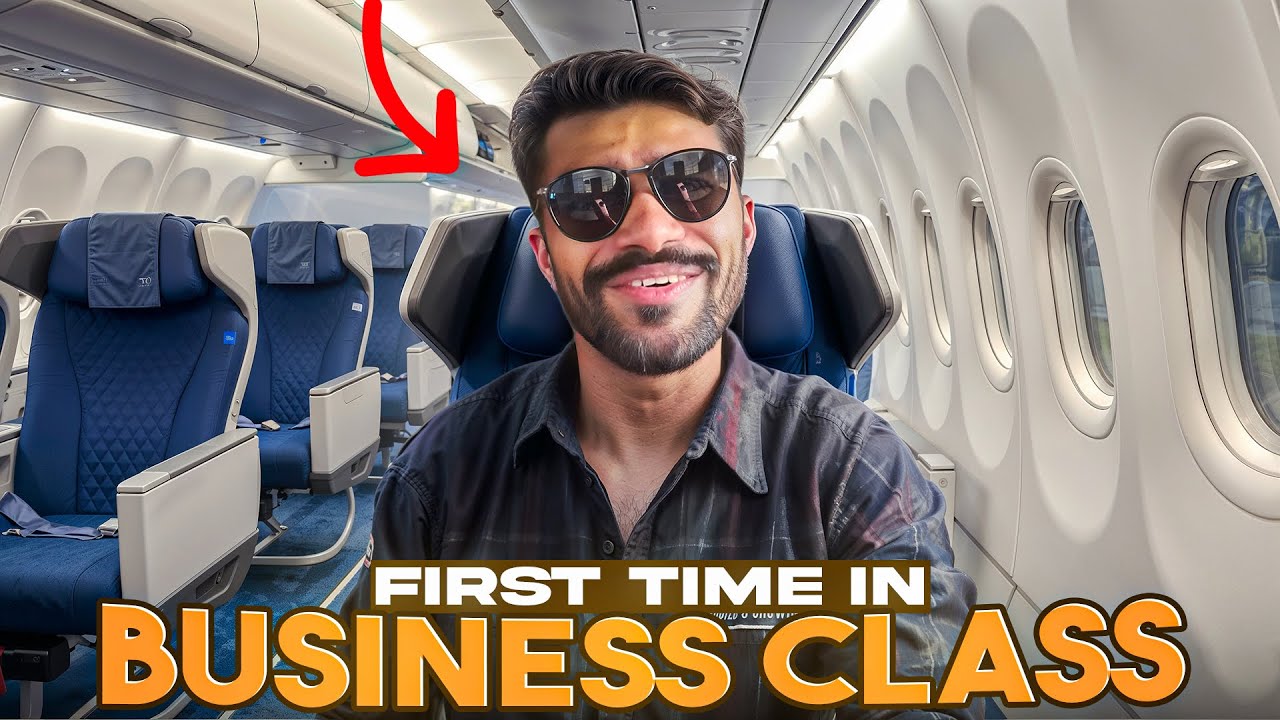 Omi ka 1st Flight और तुम्हारे भाई का 1st Business Class Experience | Vlog No . 343