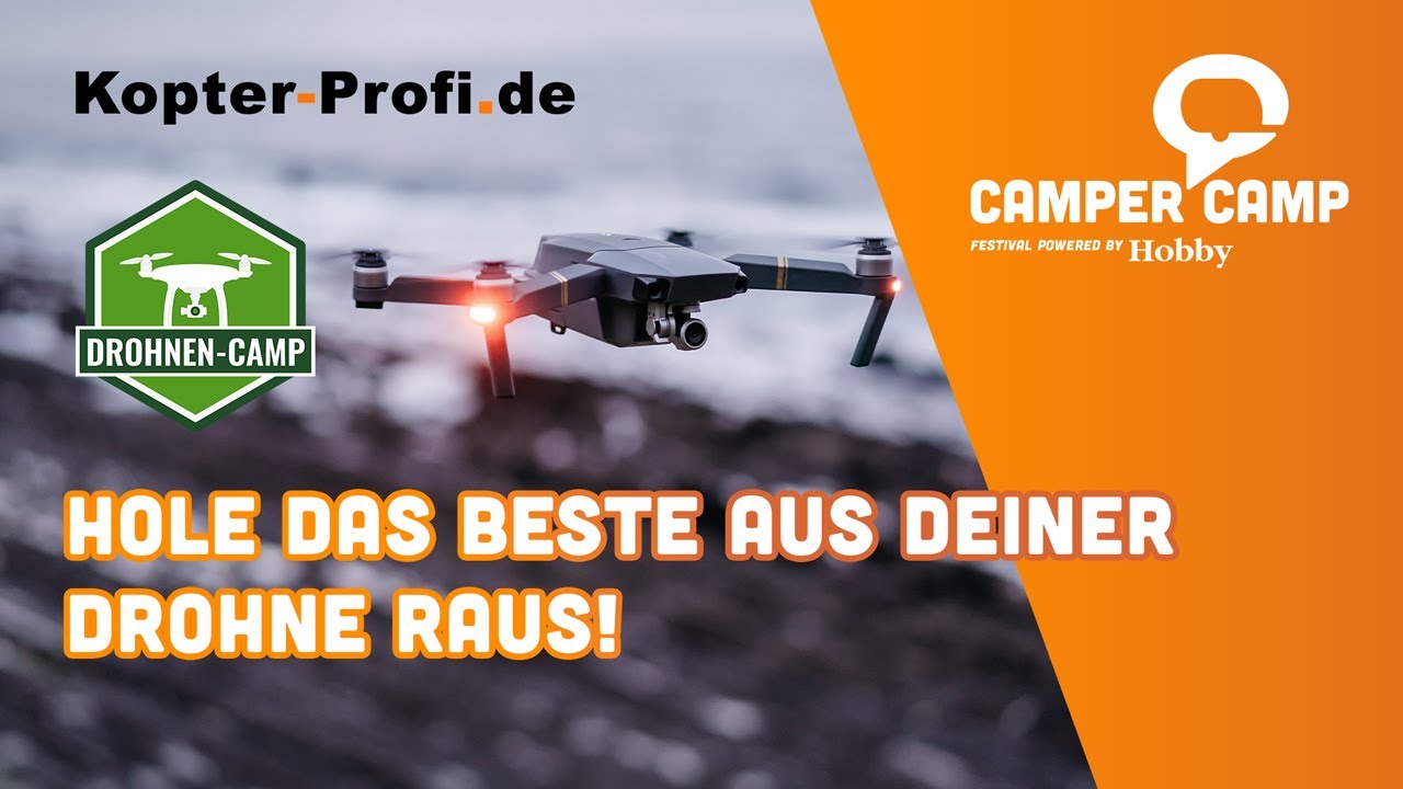 Workshops mit Kopter Profis und Drohnen-Camp auf unserem Camper Camp 2023 powered by Hobby