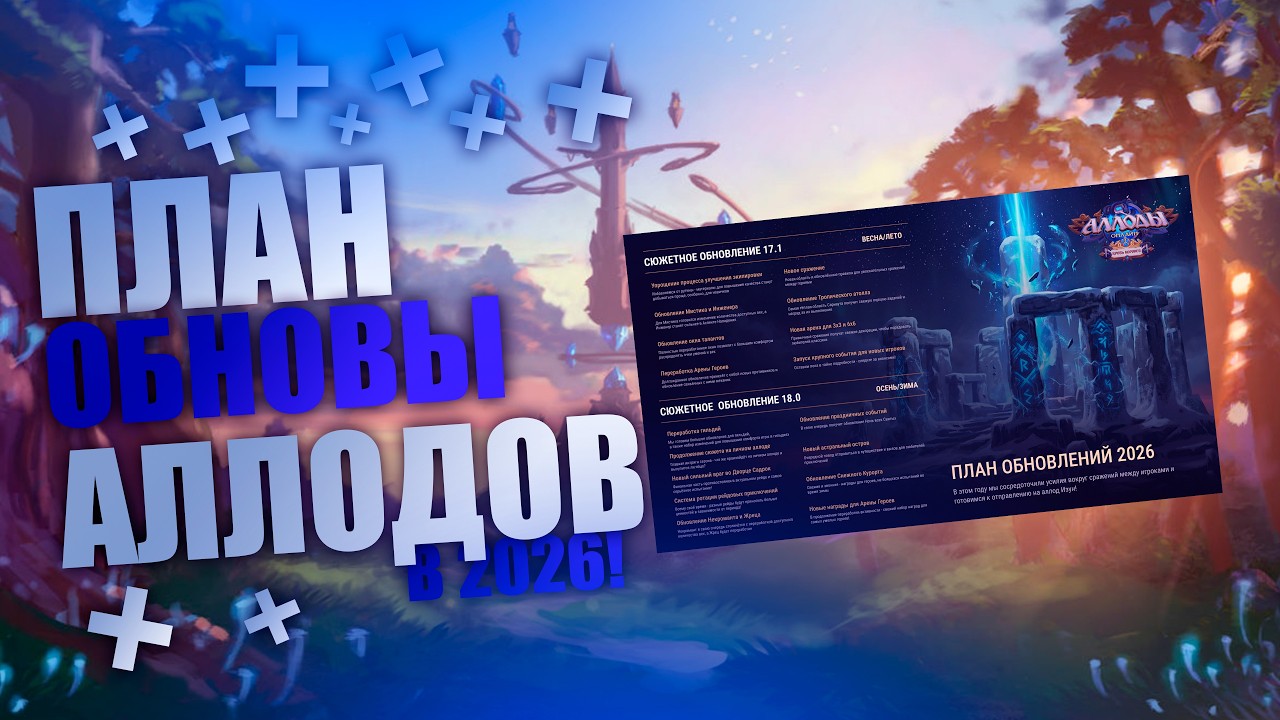 Аллоды Онлайн 17.0 ПЛАН ОБНОВЛЕНИЙ НА 2026 ГОД / ЧТО ИНТЕРЕСНЕНЬКОГО ?