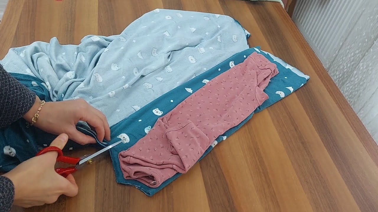 ❗️Hazır giyim kalıbıyla bebek tulum dikimi nasıl yapılır? pratik dikiş
