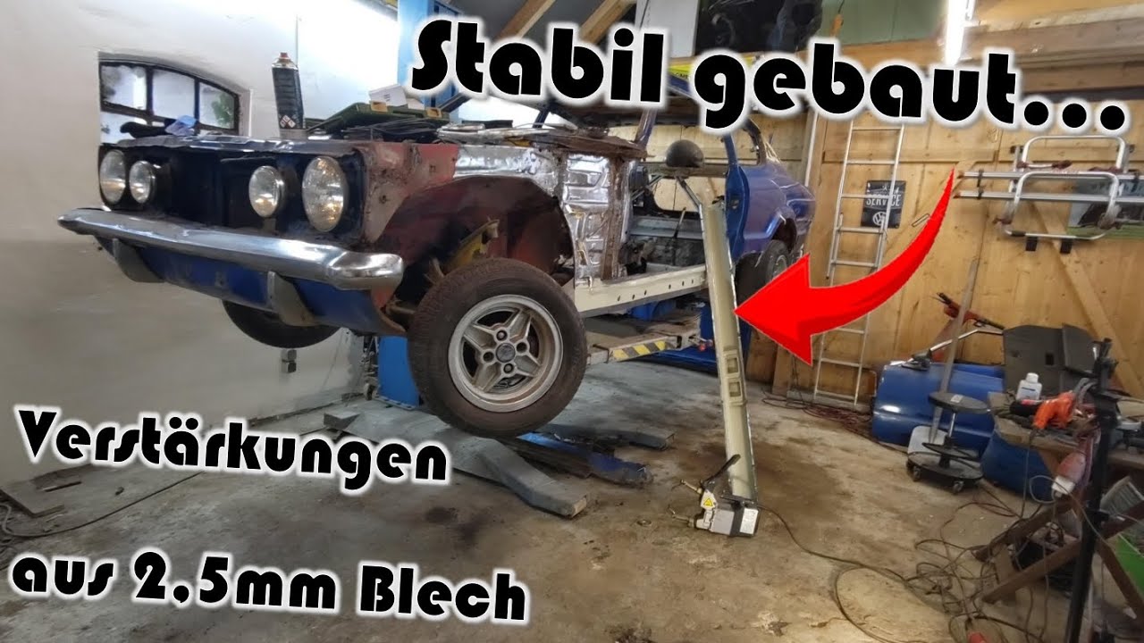 Schweller und Wagenheberaufnahme fertig - geht die Tür noch zu?