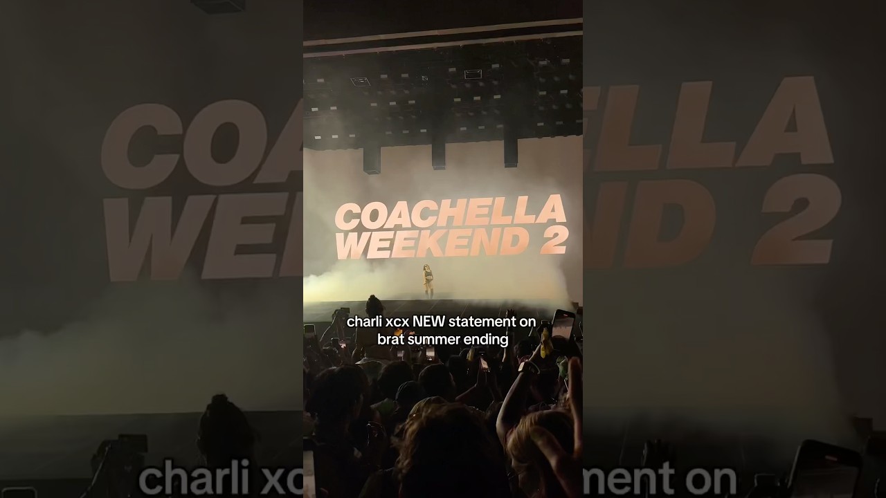 Charli xcx ending brat summer at coachella weekend 2