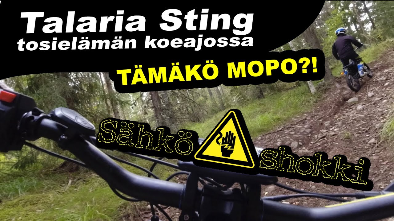 Sähköshokki! Talaria Sting - sähköenduropyörän tuplatesti.