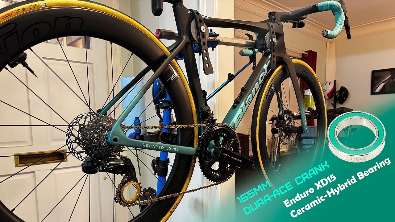 Installing 165mm Dura-Ace Cranks and Enduro XD15 Hybrid Ceramic Bearings