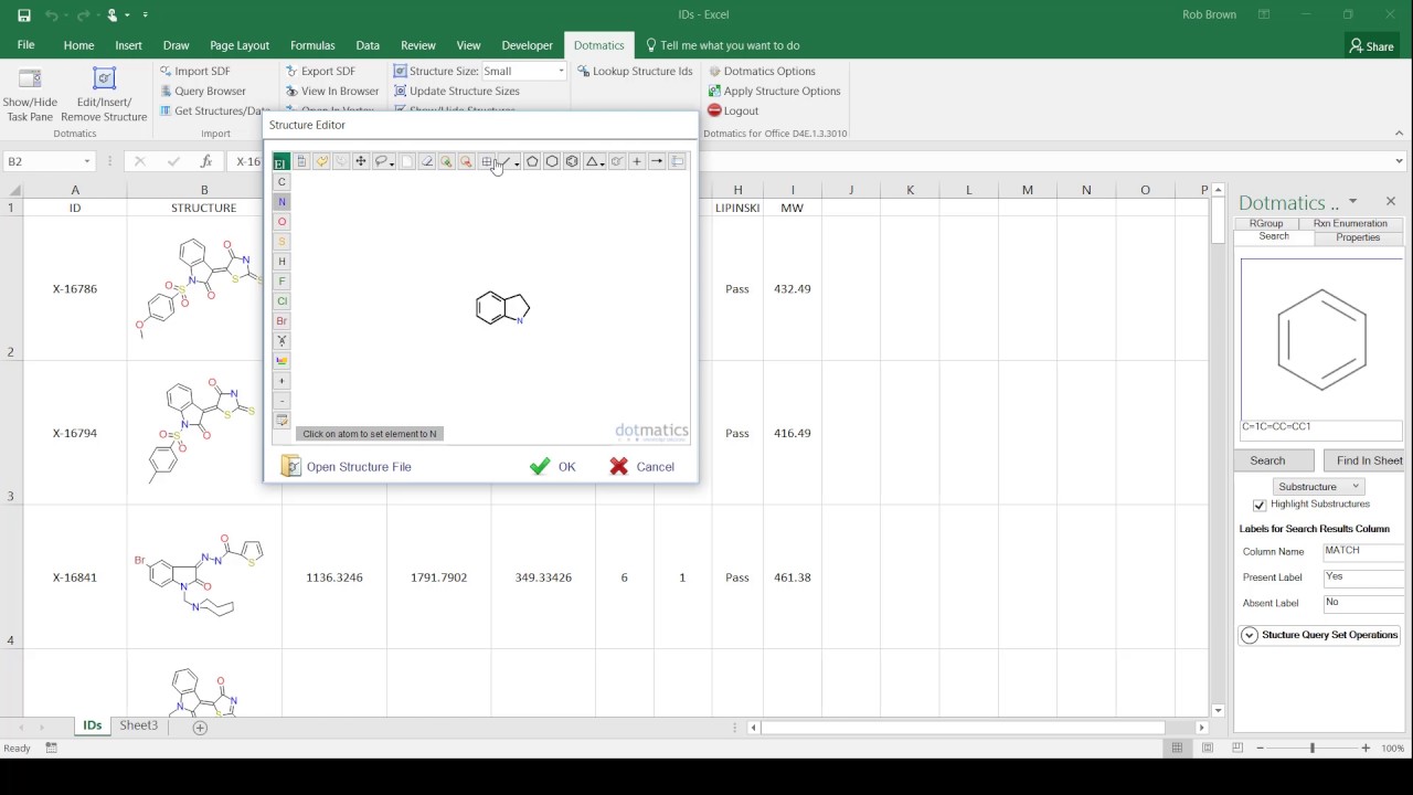 Dotmatics for Microsoft Office (D4O) - Intro Demo