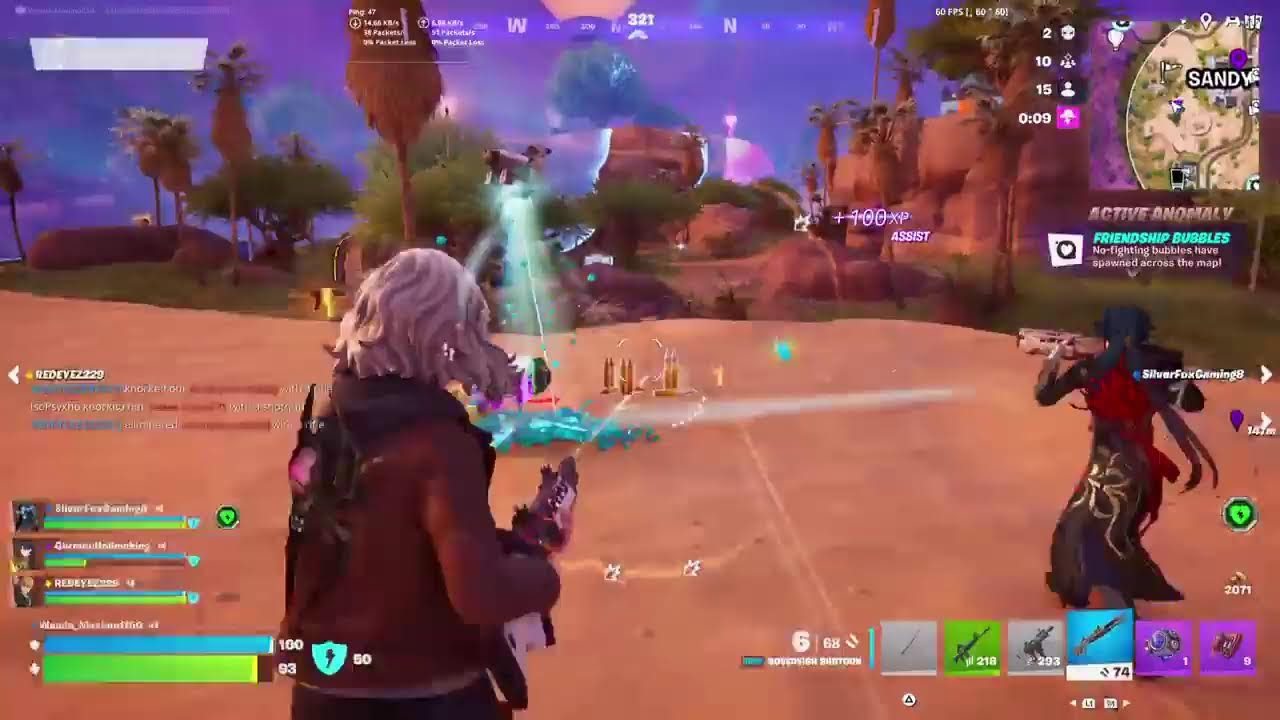 Gwen Stacy plays Fortnite part 569 with friends