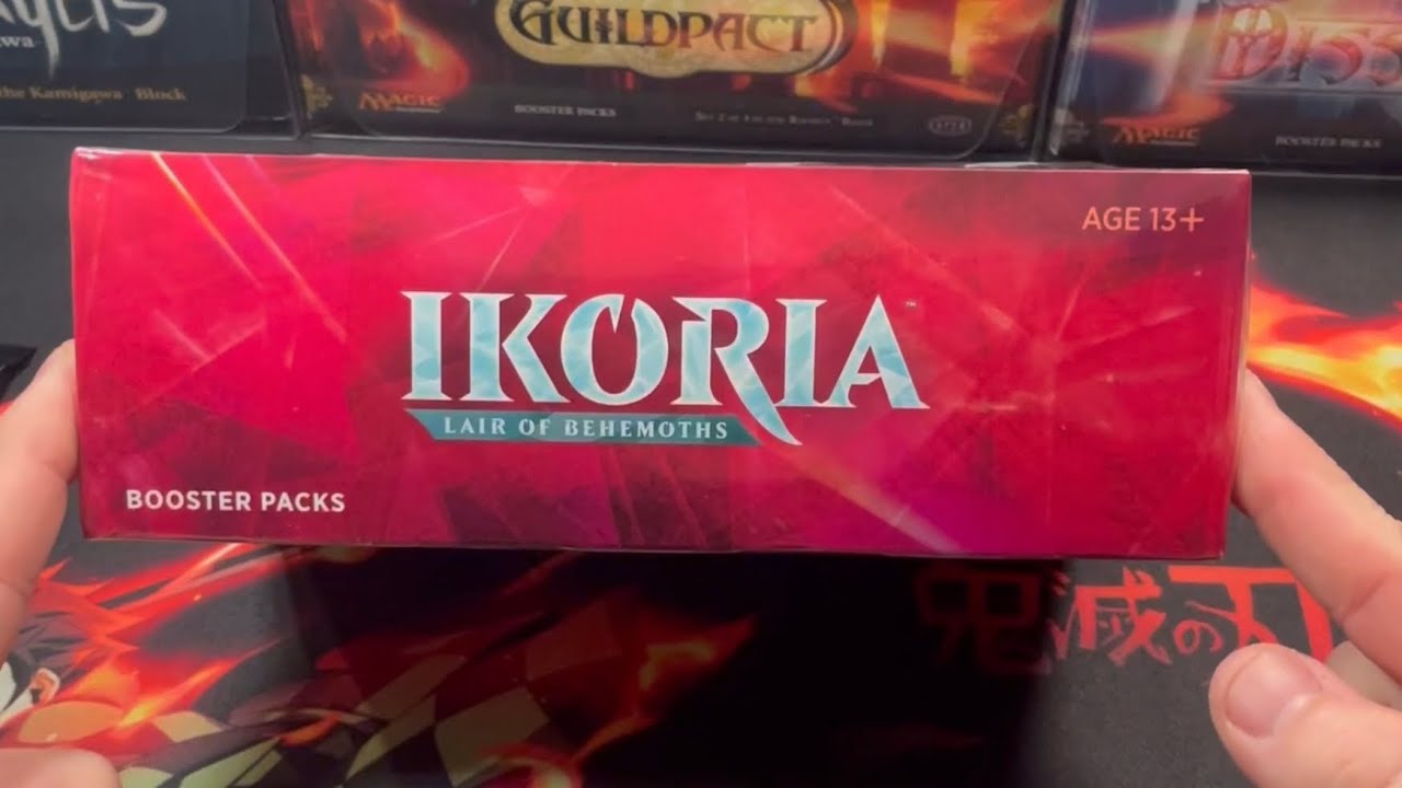 Ikoria Lair of Behemoths Booster box battle! #MTG