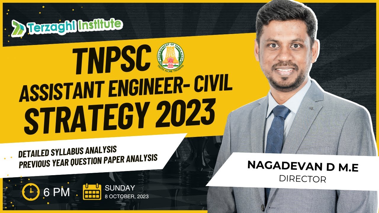 TNPSC-AE 2023 in 45 Days: The Ultimate Study Blueprint Preparation Strategy Civil engineering 2023