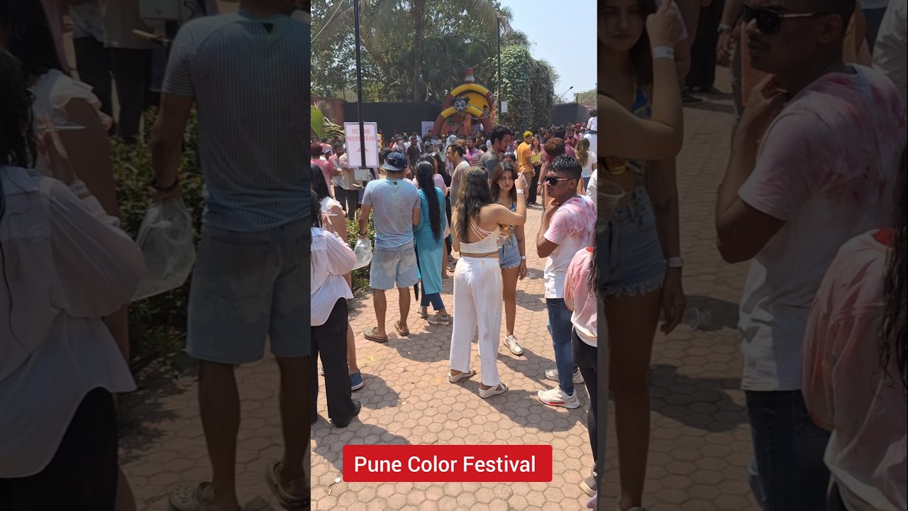 💯🔥 Pune colour festival,Orchid Hotel, Biggest holi in town