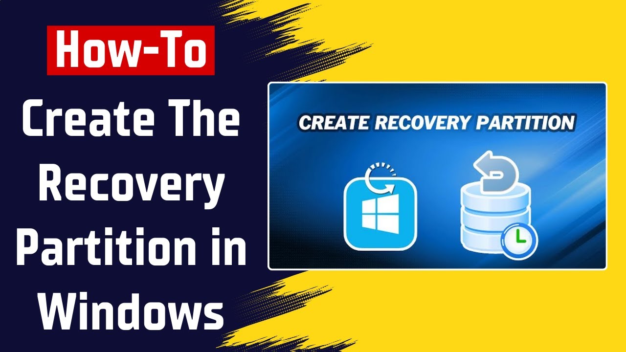 Как создать раздел восстановления в Windows 10, 11 | Повторное создание раздела восстановления в ...