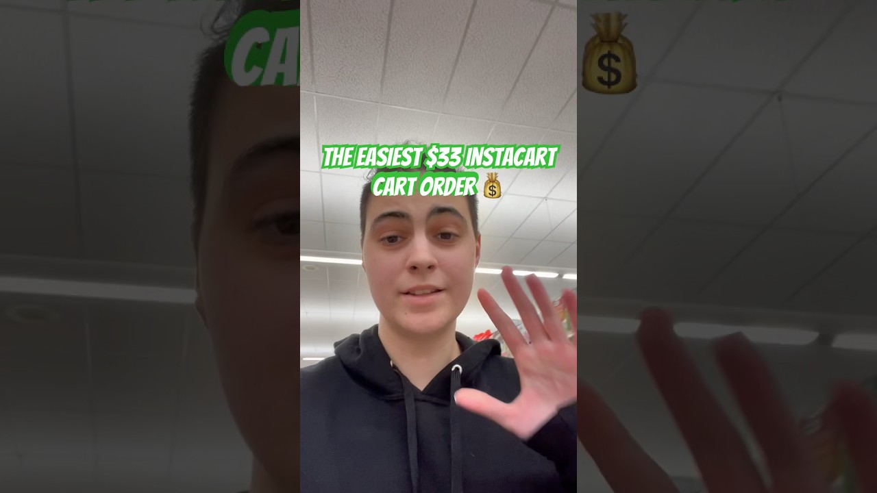 Самый простой заказ Instacart в истории | Быстрые способы заработать деньги 