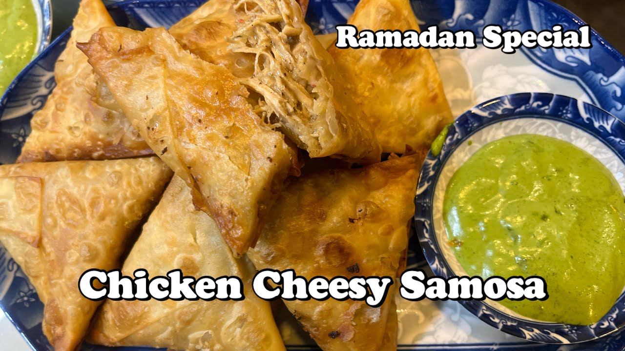 Tasty Chicken Cheesy Samosa😋| Ramadan Day 1| Yasmeen Kitchen