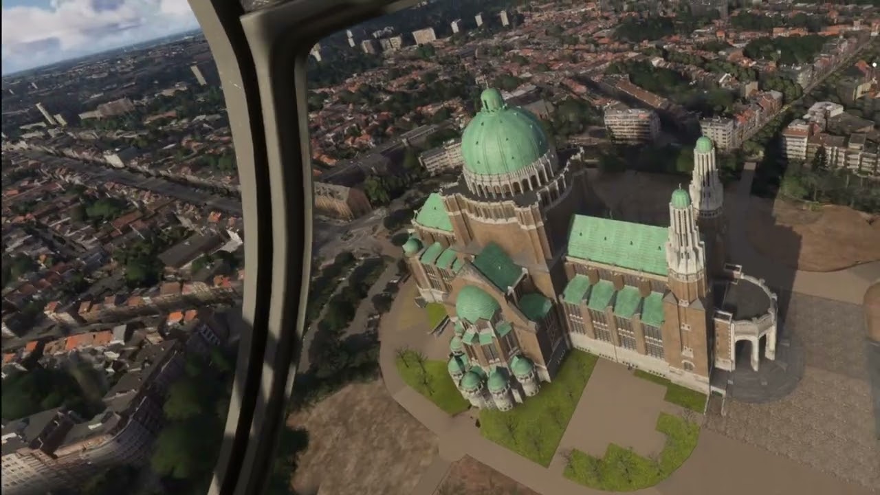 VFR flight Brussels - Pajottenland - Halle - Brussels