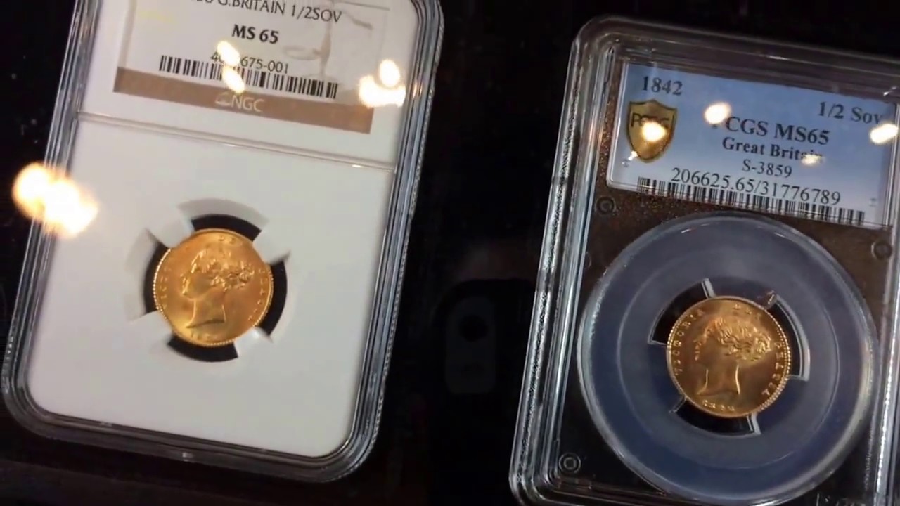 Rare and expensive coins at the London coin fair
