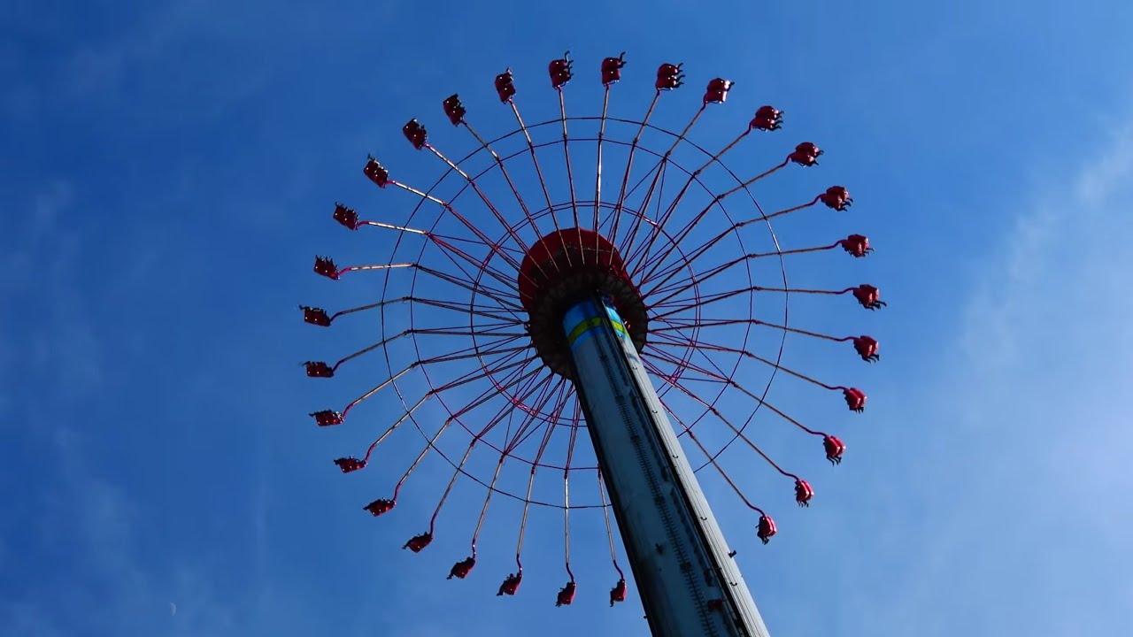 Canada's Wonderland Wind Seeker Ride 4K