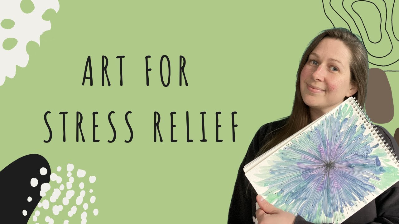 Soothing Watercolour Art | Relaxation Through Art | Relax Your Anxious Mind | Heal Through Art