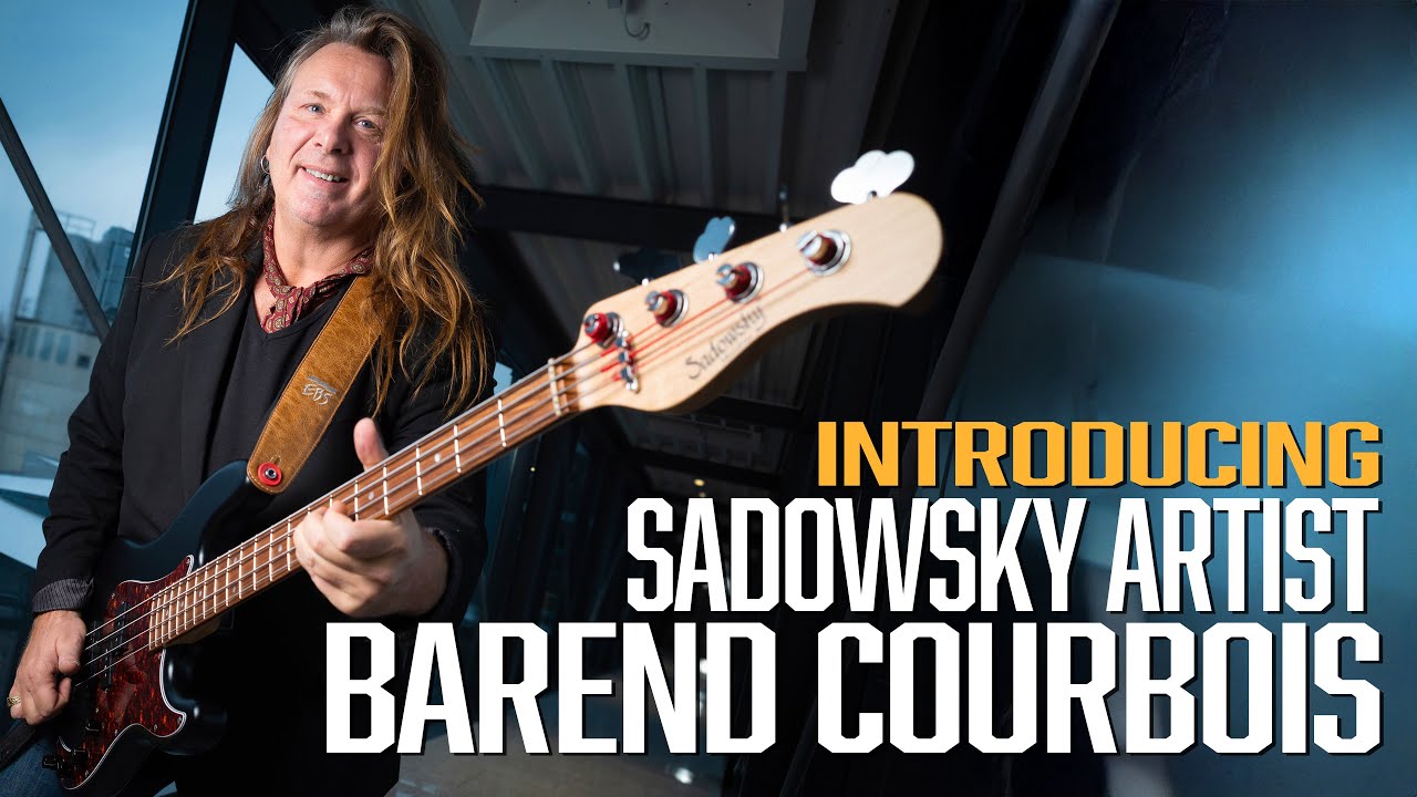 SADOWSKY ARTIST INTRODUCTION: BAREND COURBOIS | Michael Schenker Group & Blind Guardian