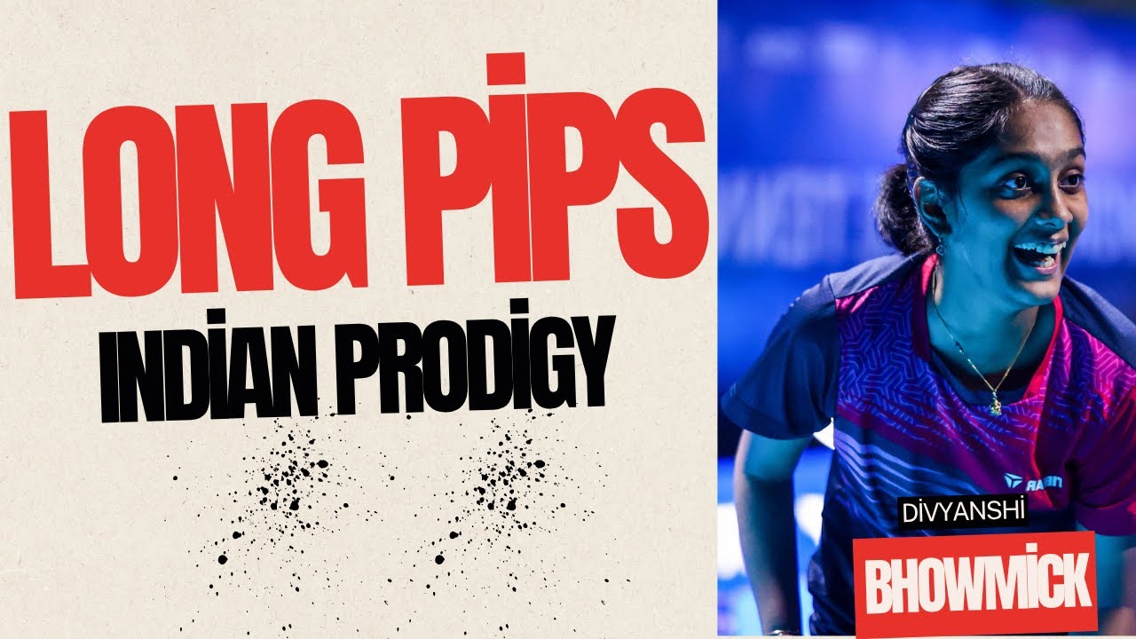 Rising Indian Long-Pips Star – Divyanshi Bhowmick #longpips #longpipsrubber #tabletennis #pingpong