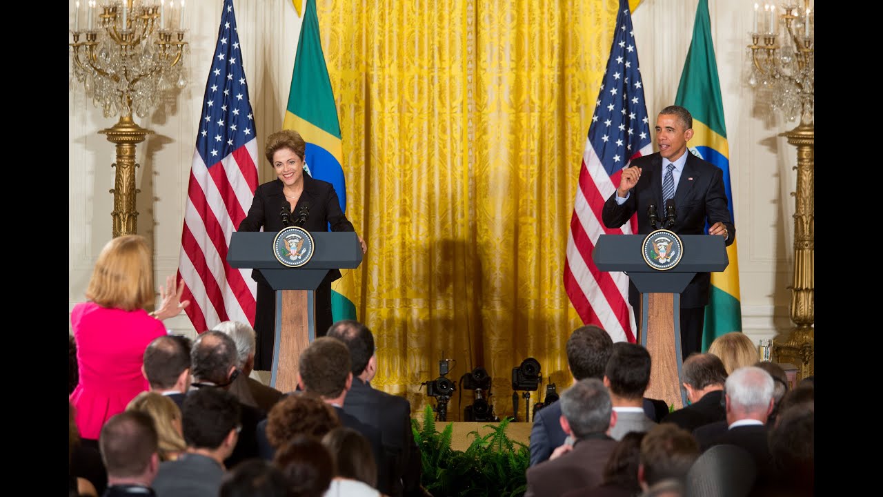 President Obama and the President of Brazil Hold a Joint Press Conference