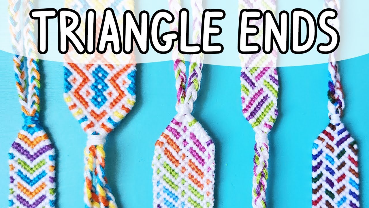 Triangle Ends Tutorial for Friendship Bracelets