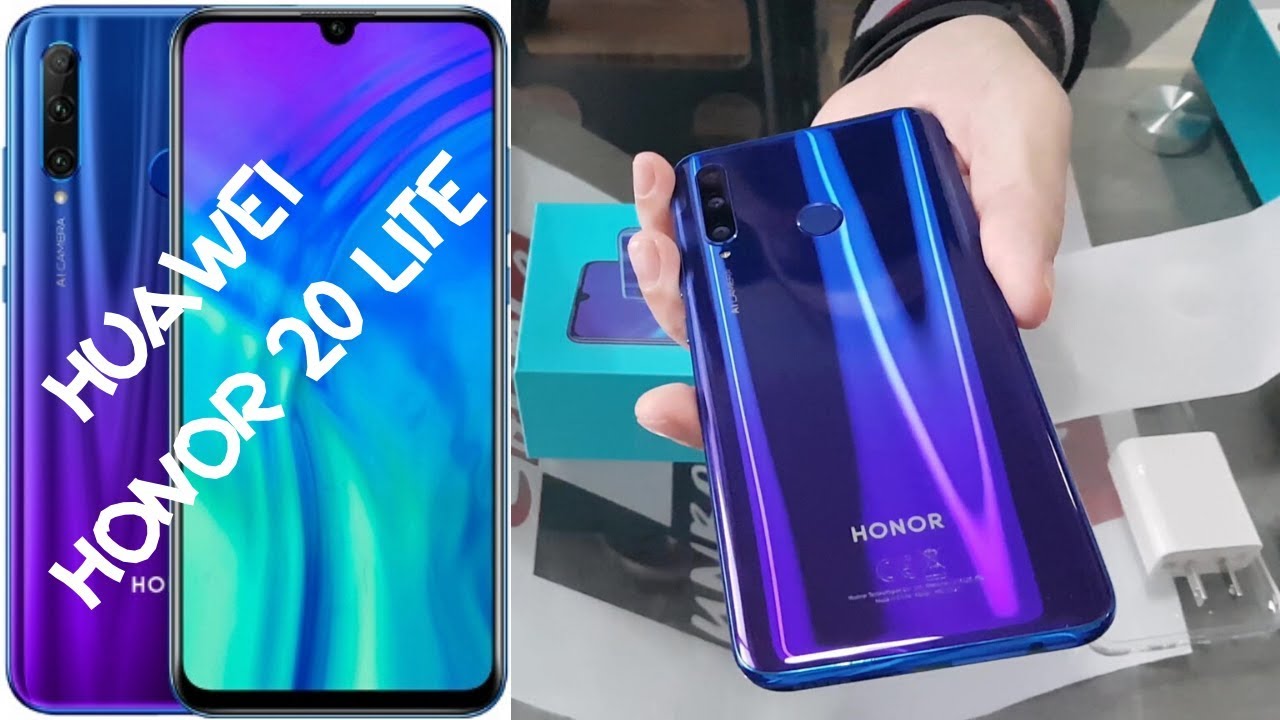 HUAWEI Honor 20 Lite 📱 || Greek Unboxing & 1st Boot