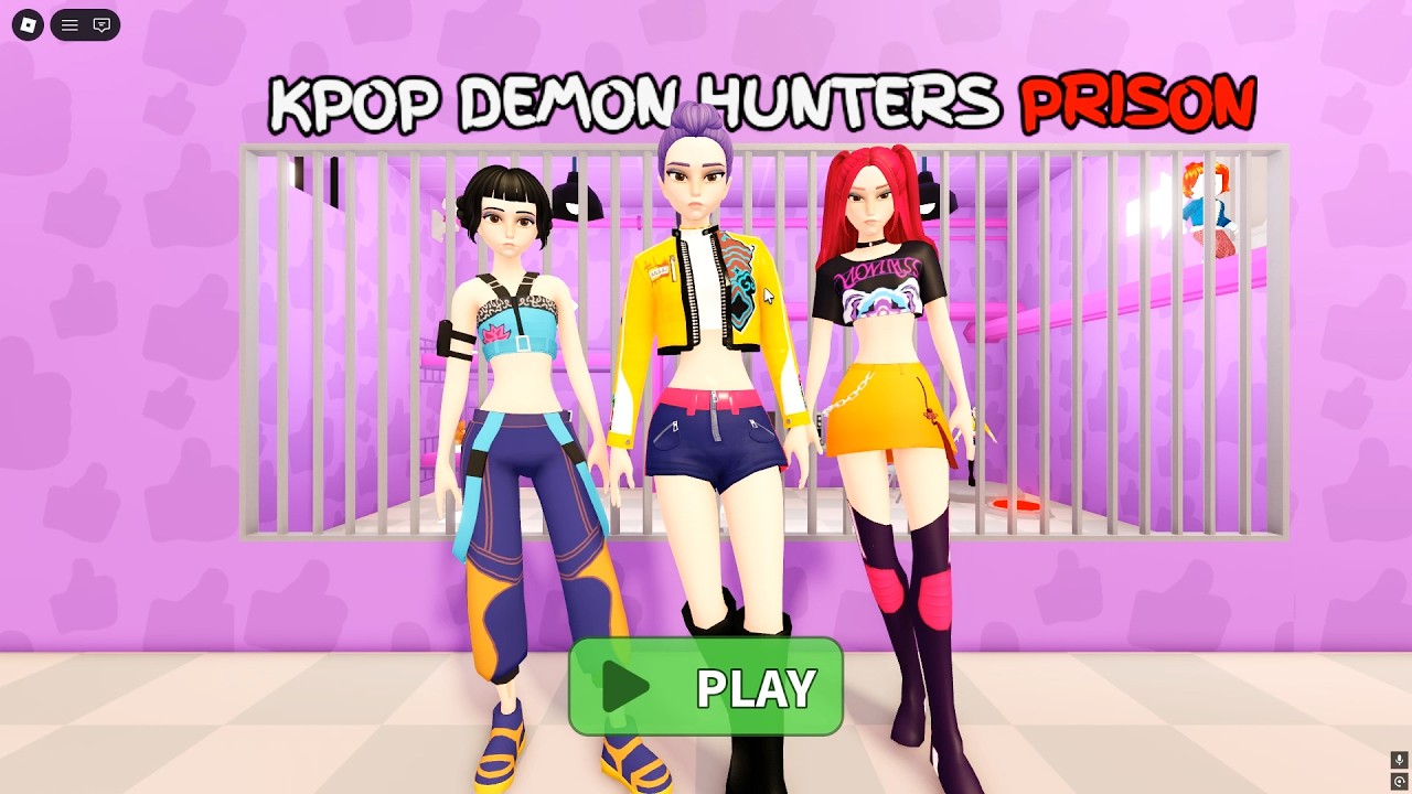 😱K-POP Demon Hunters: Түрмеден қашу мүмкін бе? #roblox #рек #juldyzkz