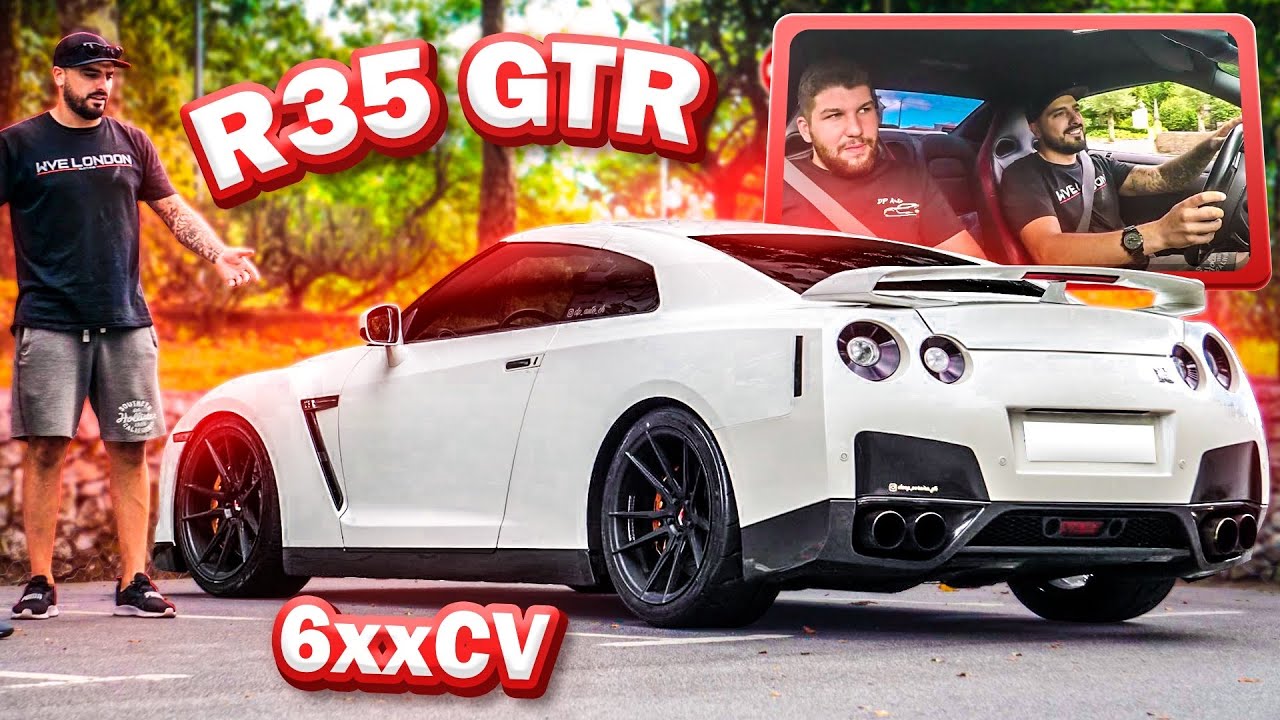 NISSAN R35 GTR com 6xx CV !!!
