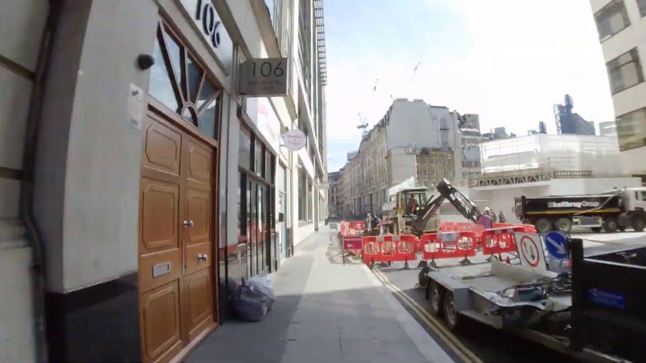 Hyperlapse of Leadenhall Street, London