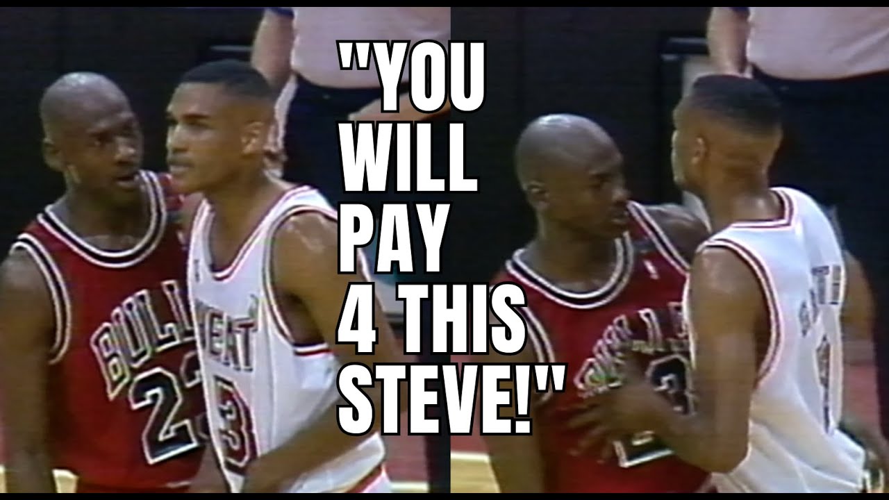 When Steve Smith Disrespected Michael Jordan and Instantly Regreted it