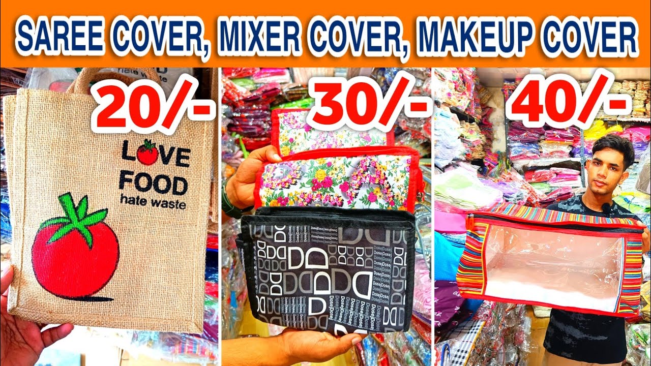 Saree Bags Saree Cover Pouch Wholesale Market Mumbai | Ladies Purse Wholesale Market Mumbai