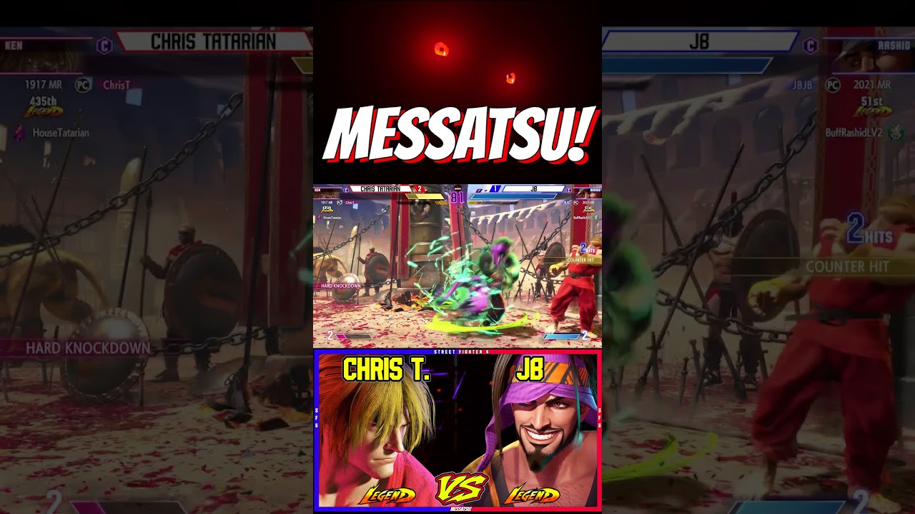 SF6 Blaz (Ryu) VS Gachikun (Rashid)💥Messatsu!💥スト6💥Street fighter 6