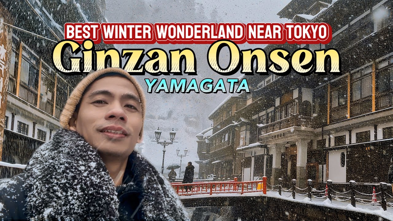 GINZAN ONSEN Yamagata ❄️| Best WINTER Wonderland Near Tokyo 🇯🇵 | Snow ☃️| DIY Solo Travel