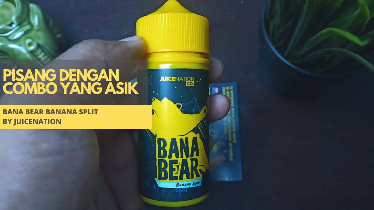 COMBO PISANGNYA OKE! BANABEAR BANANA SPLIT BY JUICENATION