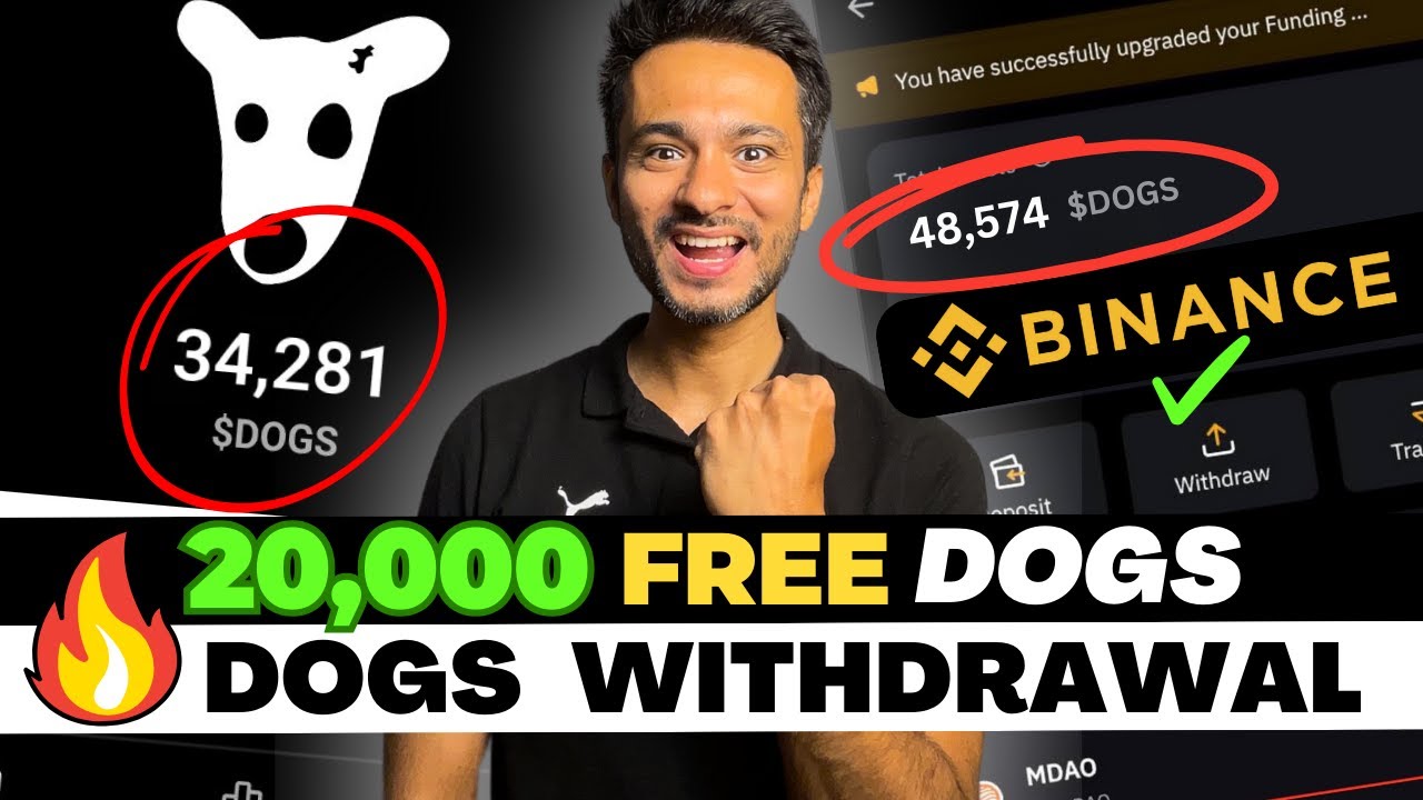How to Withdraw or Deposit DOGS Airdrop to Binance Account Step by Step