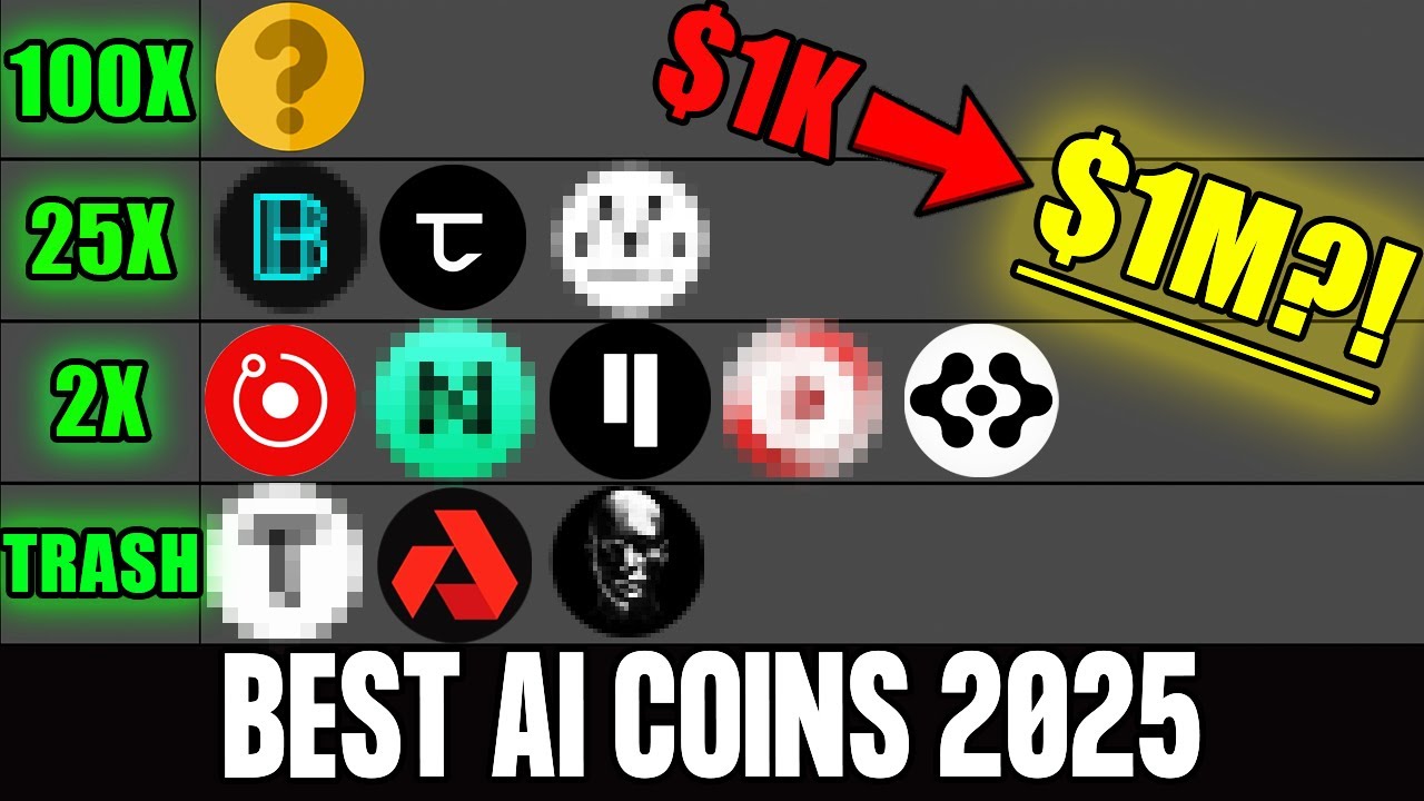 ULTIMATE AI Crypto TIER LIST For 2025 (100x GEM INSIDE!)