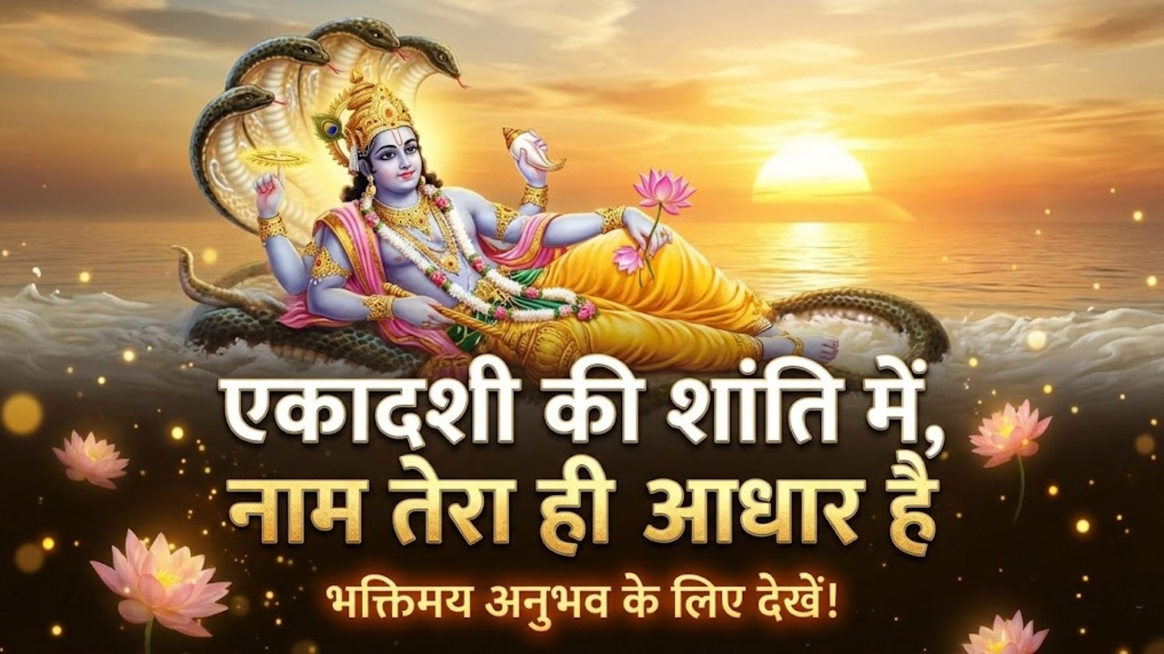 Ekadashi Special 🙏 | Naam Tera Hi Aadhar Hai 💛 Vishnu Bhakti Se Milegi Shanti | Bhaktimay Anubhav