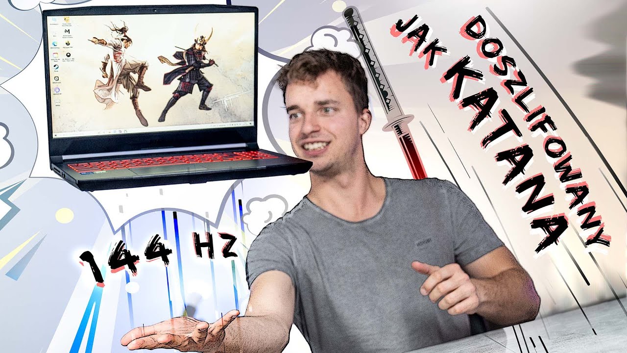 MSI GF66 Katana - Test wydajnego laptopa gamingowego