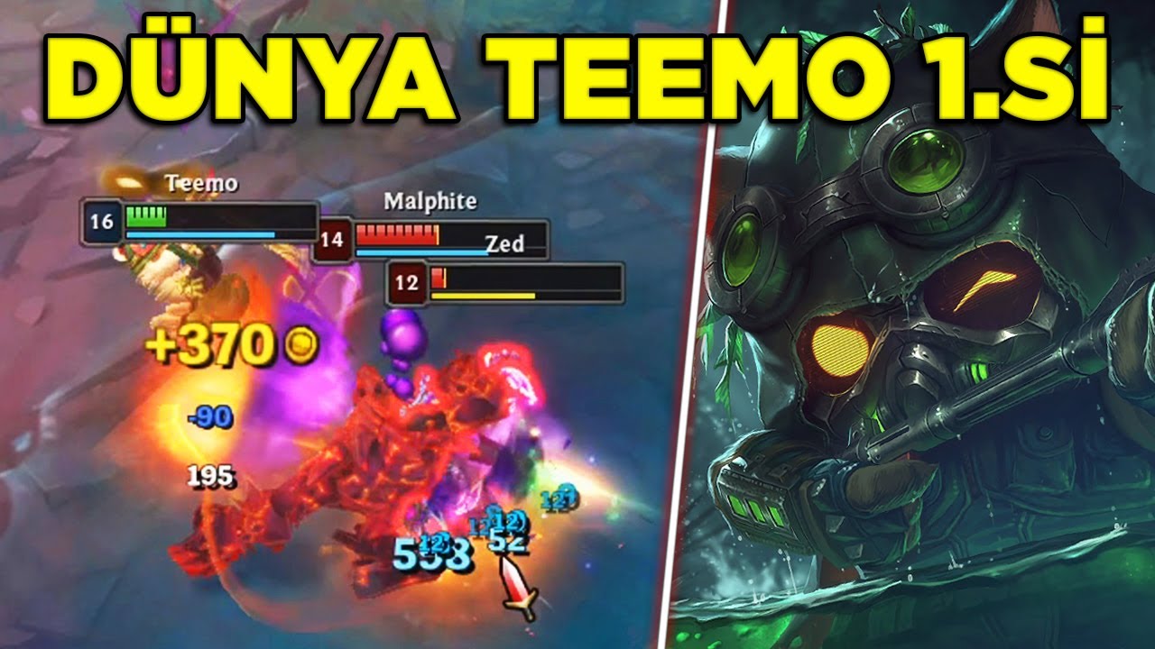 TEEMO 1.Sİ SCOUT EXEF DÜŞÜK ELODA OYNARSA NE OLUR? | Zero LoL