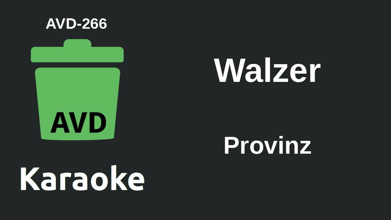 Provinz - Walzer (Karaoke) [AVD-266]